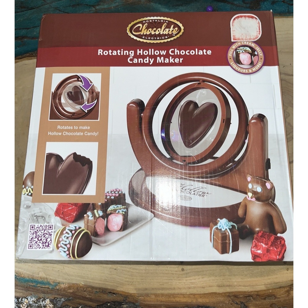 Rotating Hollow Chocolate Candy Maker by Nostalgia Electrics (NEW/SEALED)